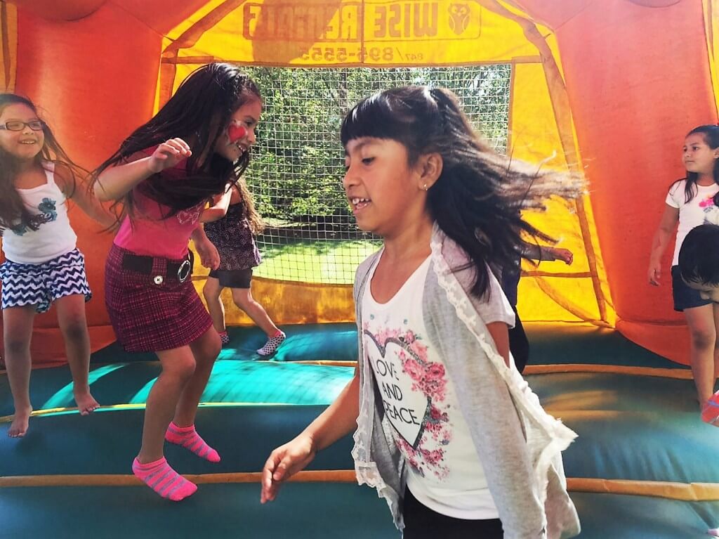 Fun in the moon walk!